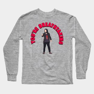 Keanu Reeves Memes - You're breathtaking Long Sleeve T-Shirt